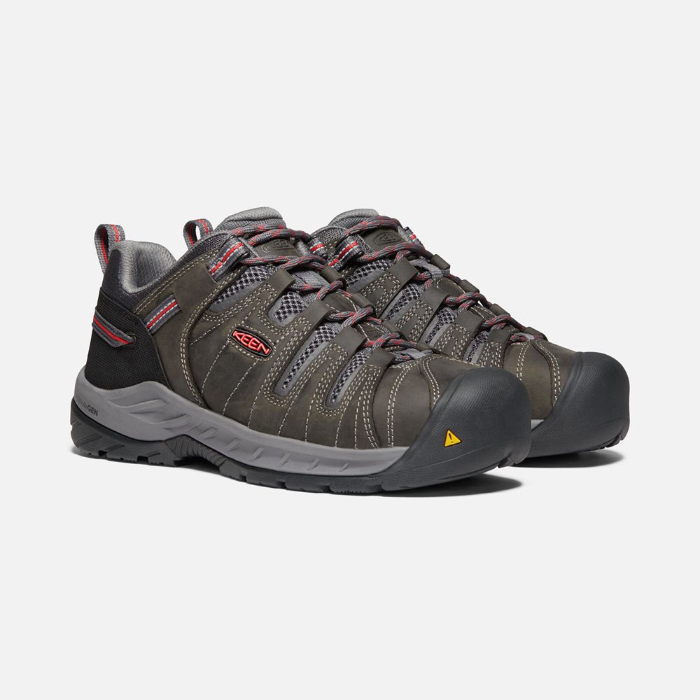 Keen Werkschoenen Dames Donker Grijs - Flint Ii (Steel Toe) - 69084-IJNG